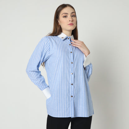 Chanté - Nuna Shirt in Blue