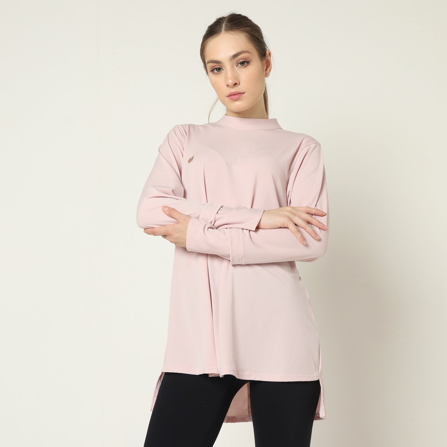 Chanté - Kalina Active Tunic in Blush Pink