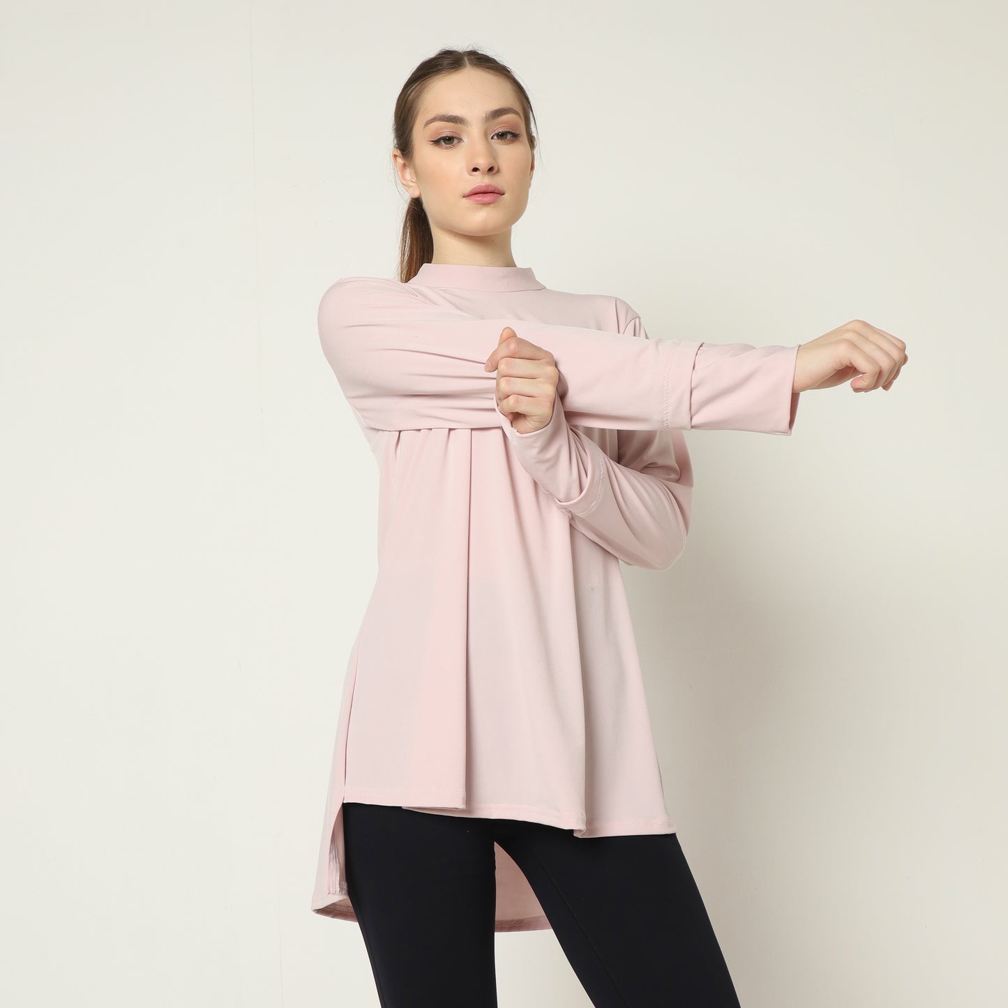 Chanté - Kalina Active Tunic in Blush Pink