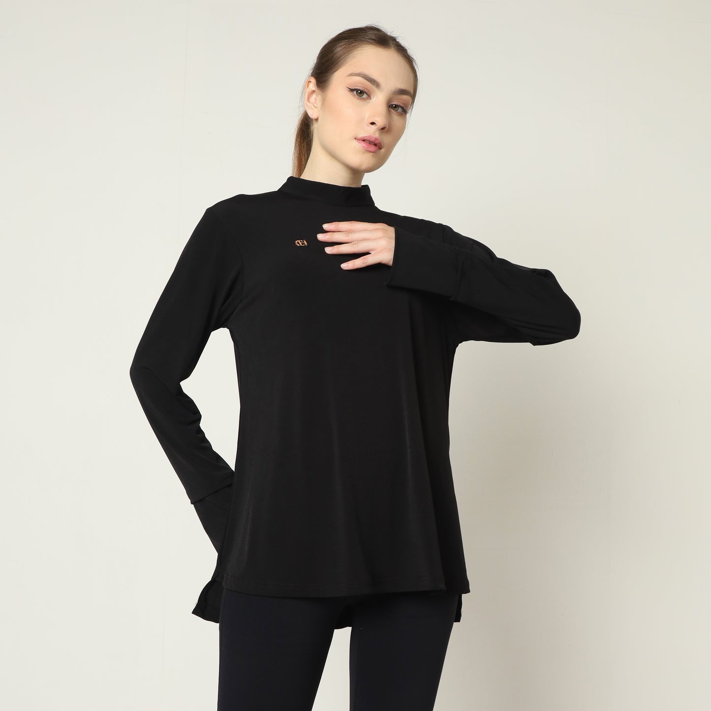 Chanté - Kalina Active Tunic in Black