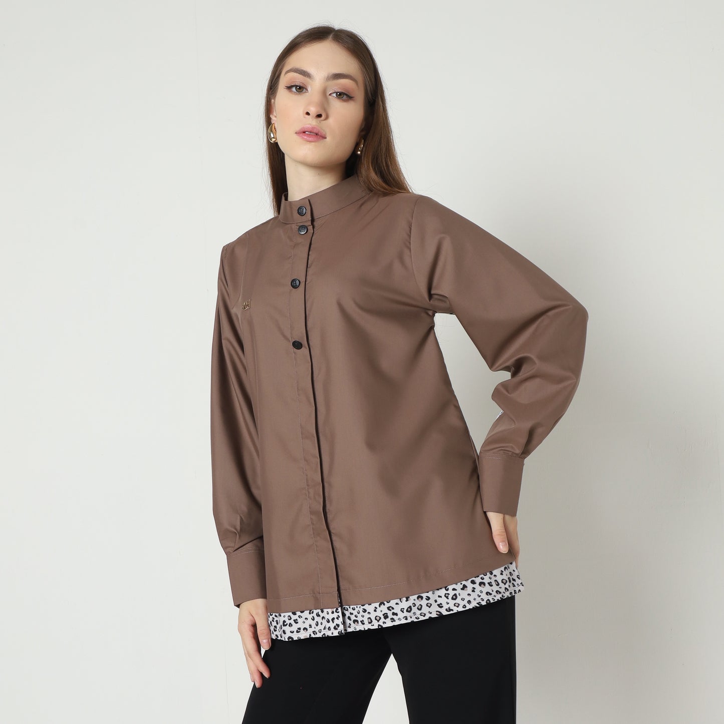 Chanté - Nayya Shirt in Mocca