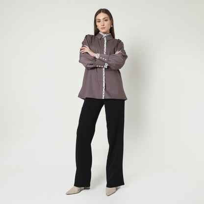 Chanté - Nona Shirt in Grey