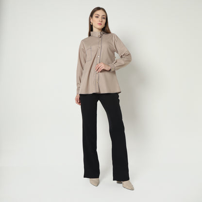 Chanté - Ivanka Shirt in Taupe