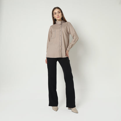 Chanté - Ivanka Shirt in Taupe