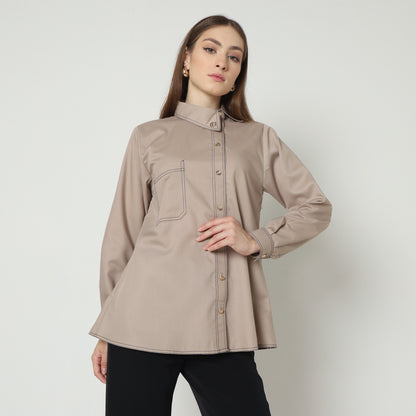 Chanté - Ivanka Shirt in Taupe