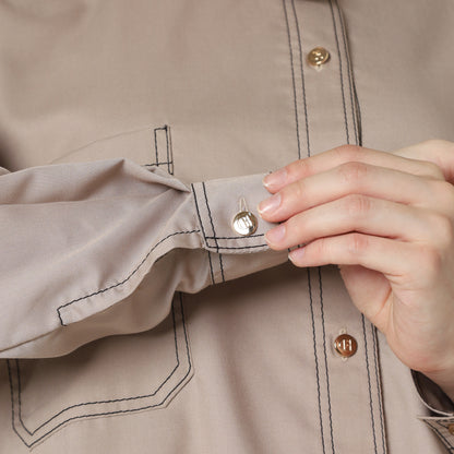 Chanté - Ivanka Shirt in Taupe