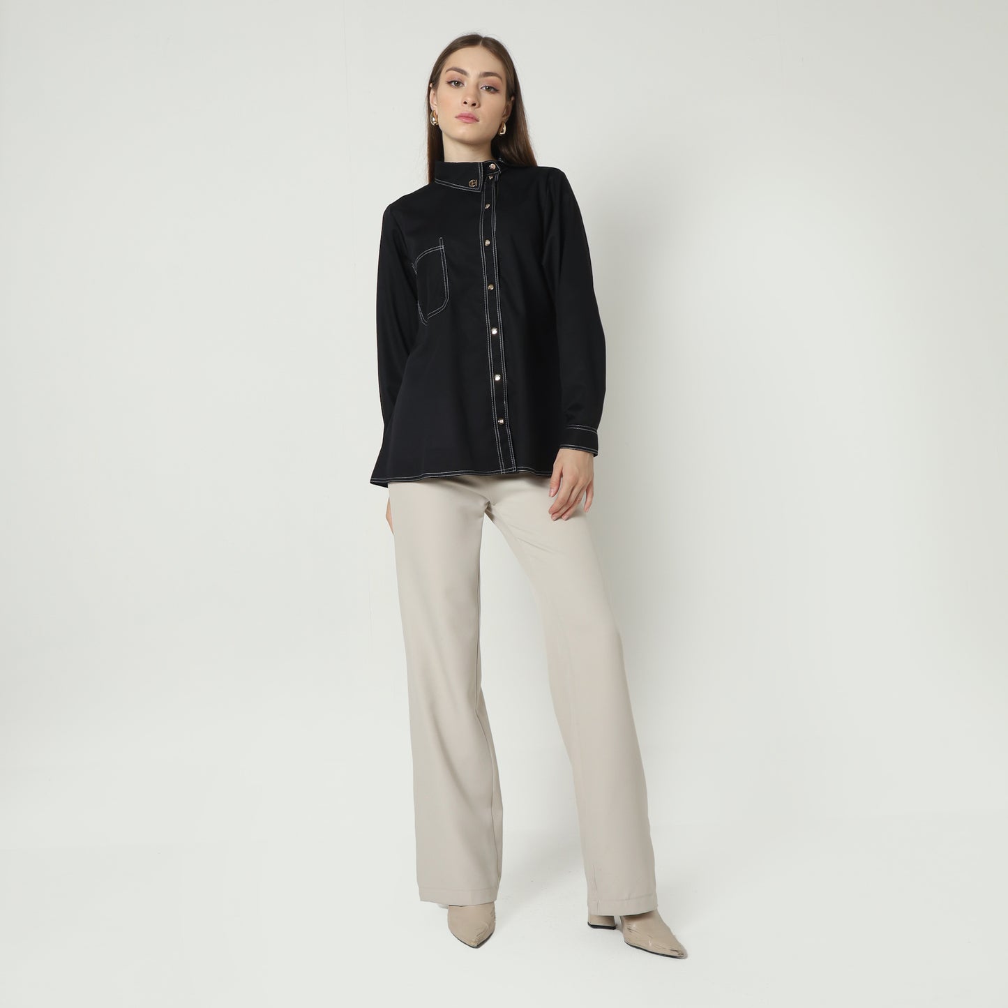 Chanté - Ivanka Shirt in Black