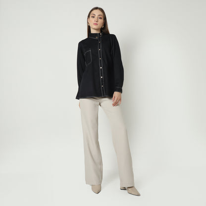 Chanté - Ivanka Shirt in Black
