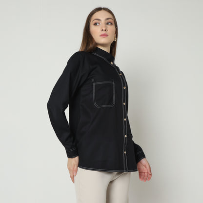 Chanté - Ivanka Shirt in Black