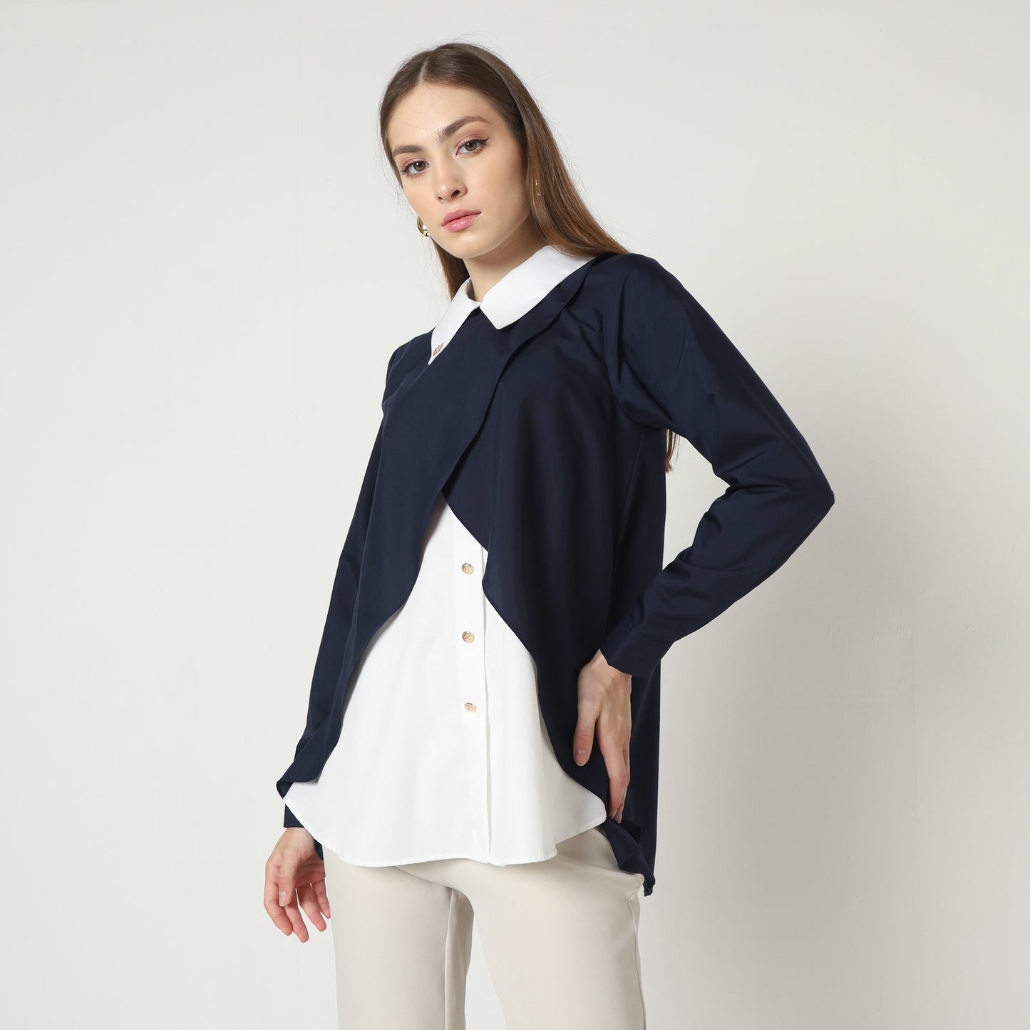 Chanté - Izel Blouse in Navy Blue