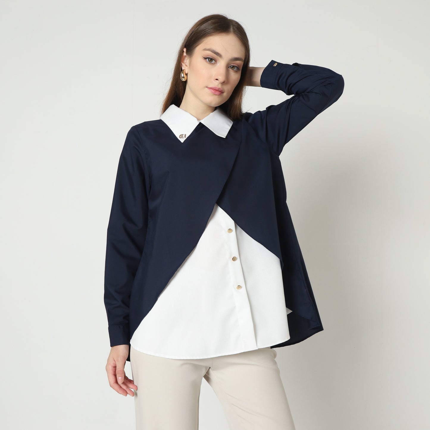 Chanté - Izel Blouse in Navy Blue