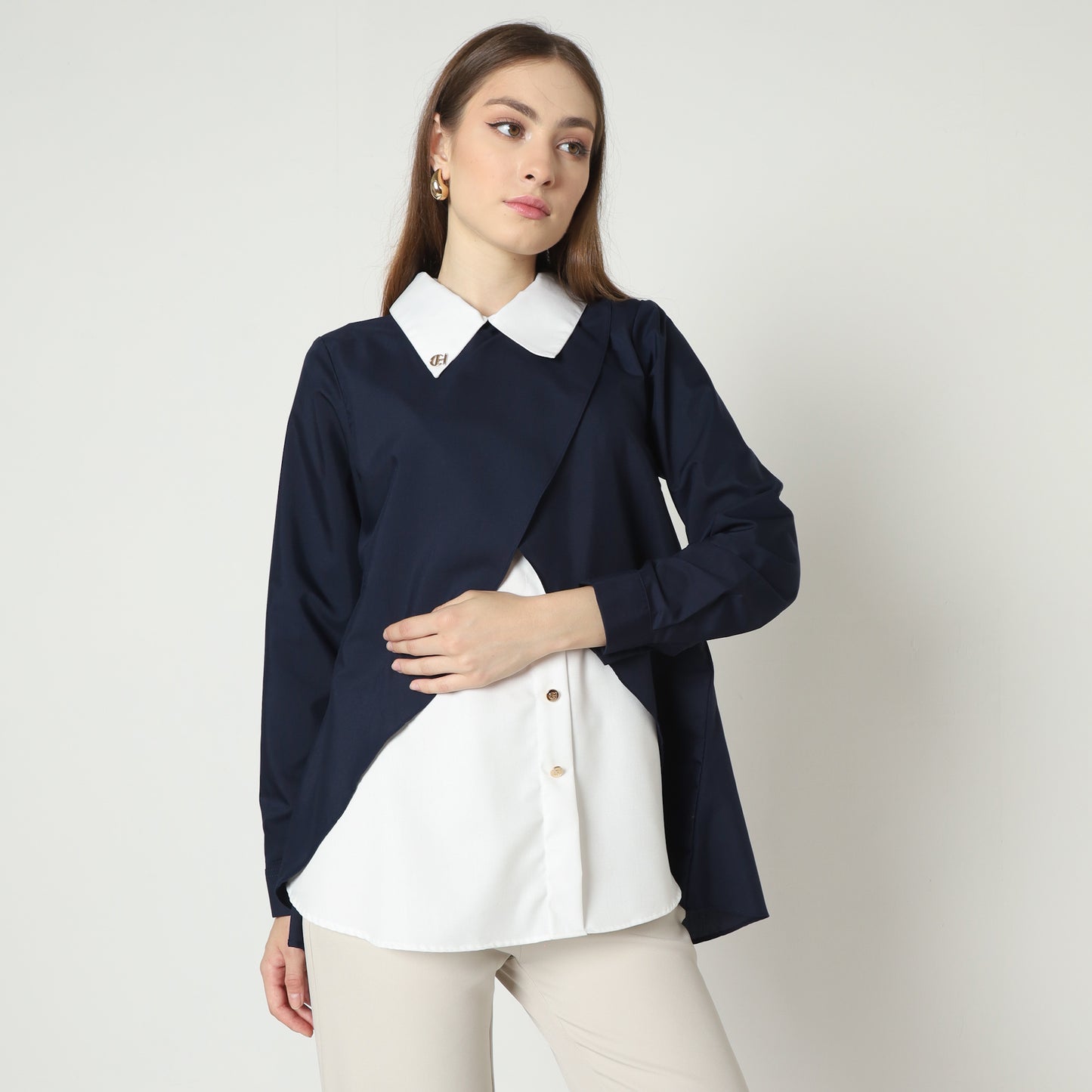 Chanté - Izel Blouse in Navy Blue