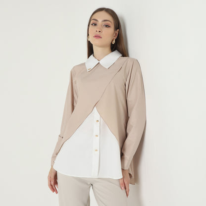 Chanté - Izel Blouse in Beige