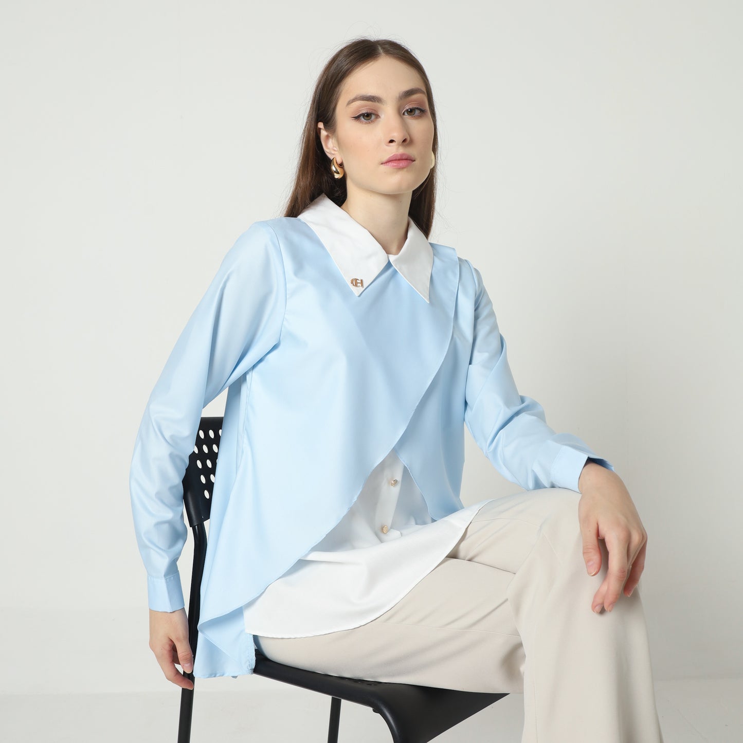 Chanté - Izel Blouse in Sky Blue