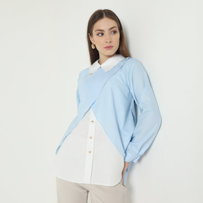 Chanté - Izel Blouse in Sky Blue