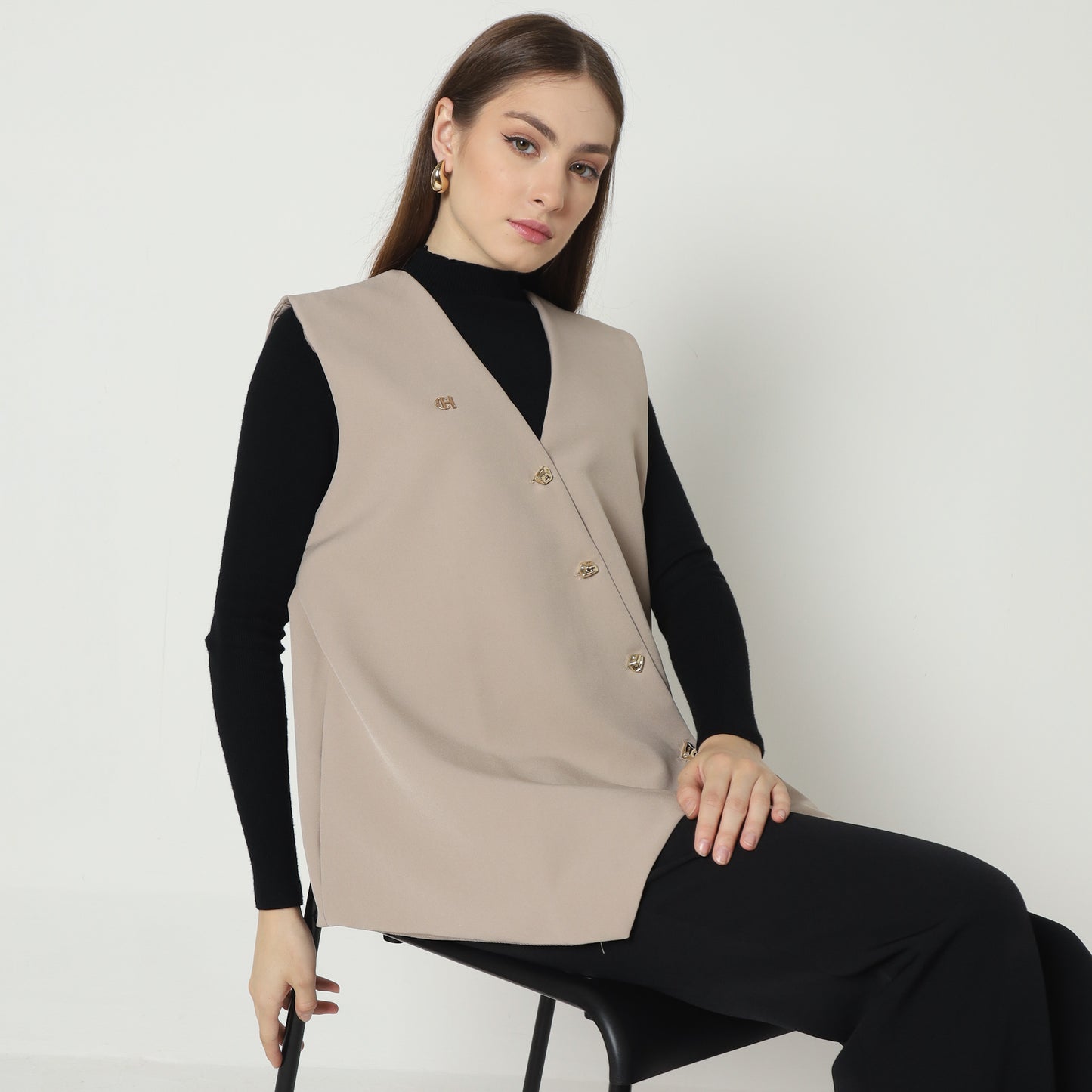 Chanté - Iara Vest - Taupe