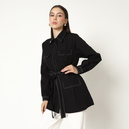 Chanté - Mona Shirt in Black