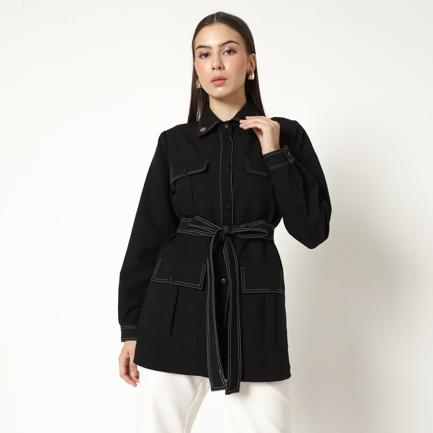 Chanté - Mona Shirt in Black