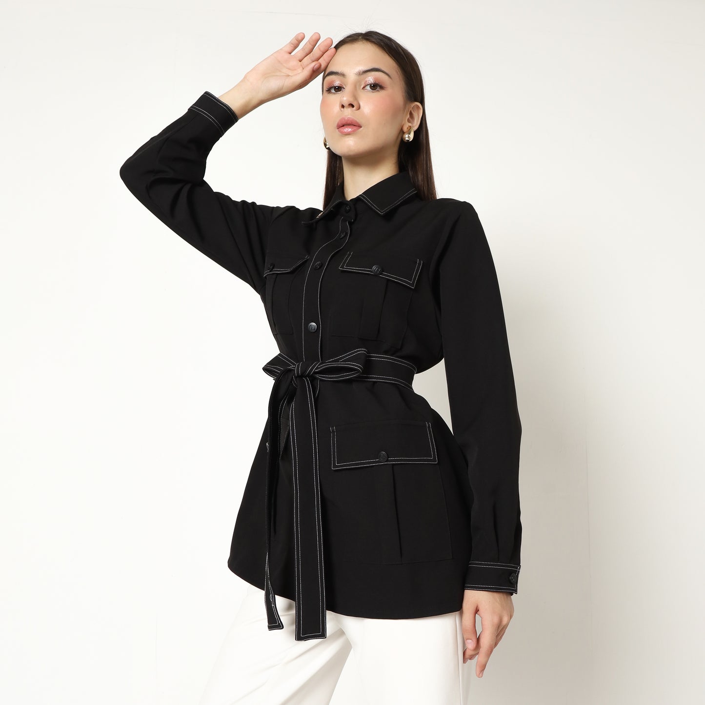 Chanté - Mona Shirt in Black