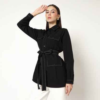 Chanté - Mona Shirt in Black