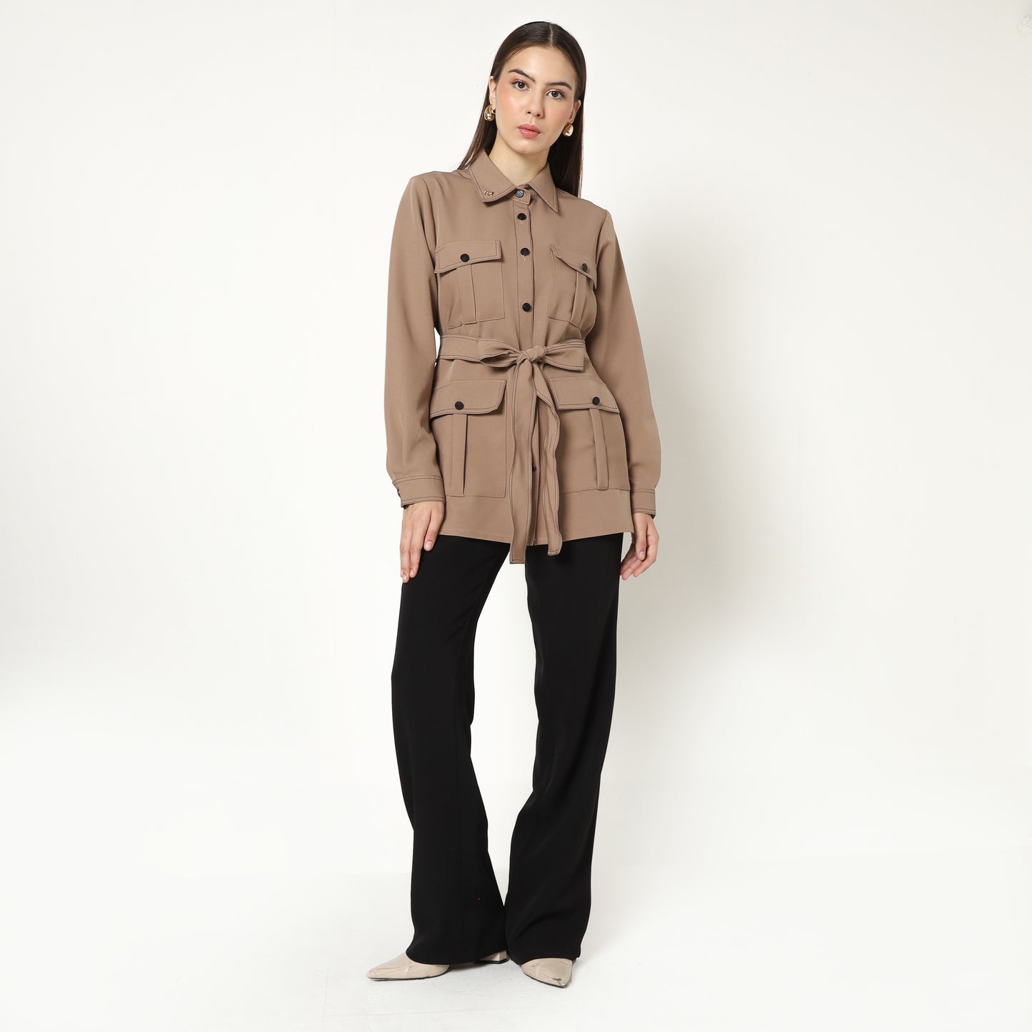 Chanté - Mona Shirt in Mocca