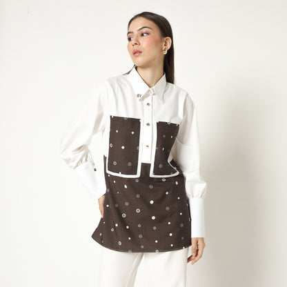 Chanté - Marin Shirt in Dark Choco