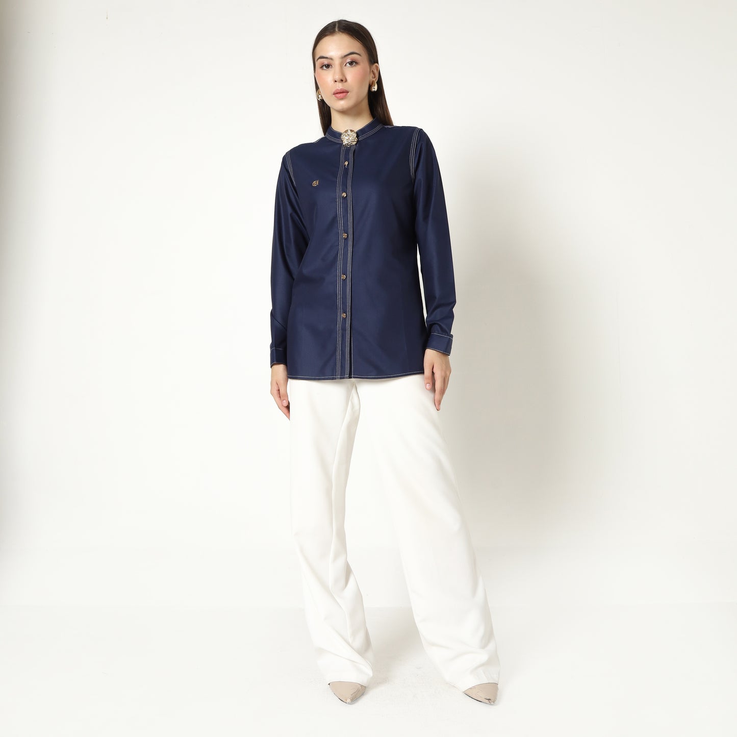 Chanté - Macy Shirt in Navy