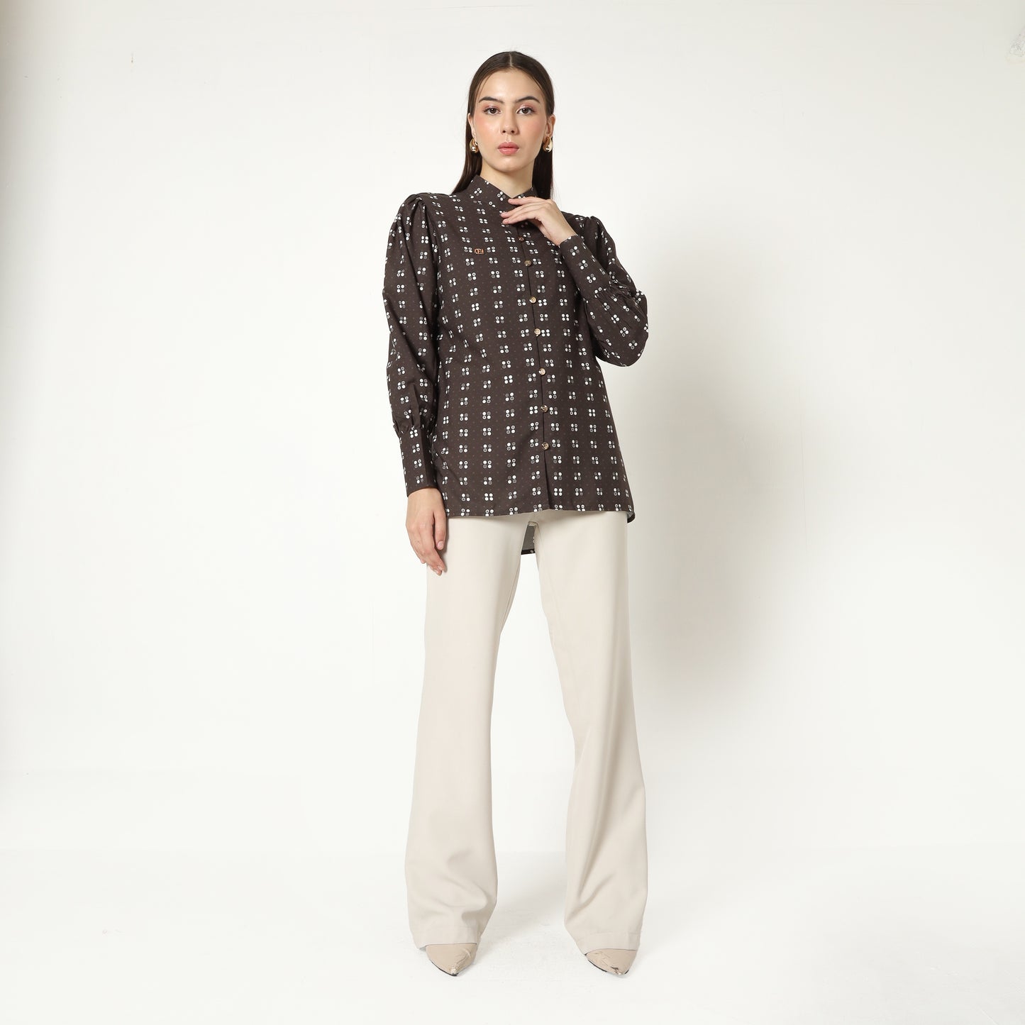 Chanté - Mila Shirt in Dark Choco