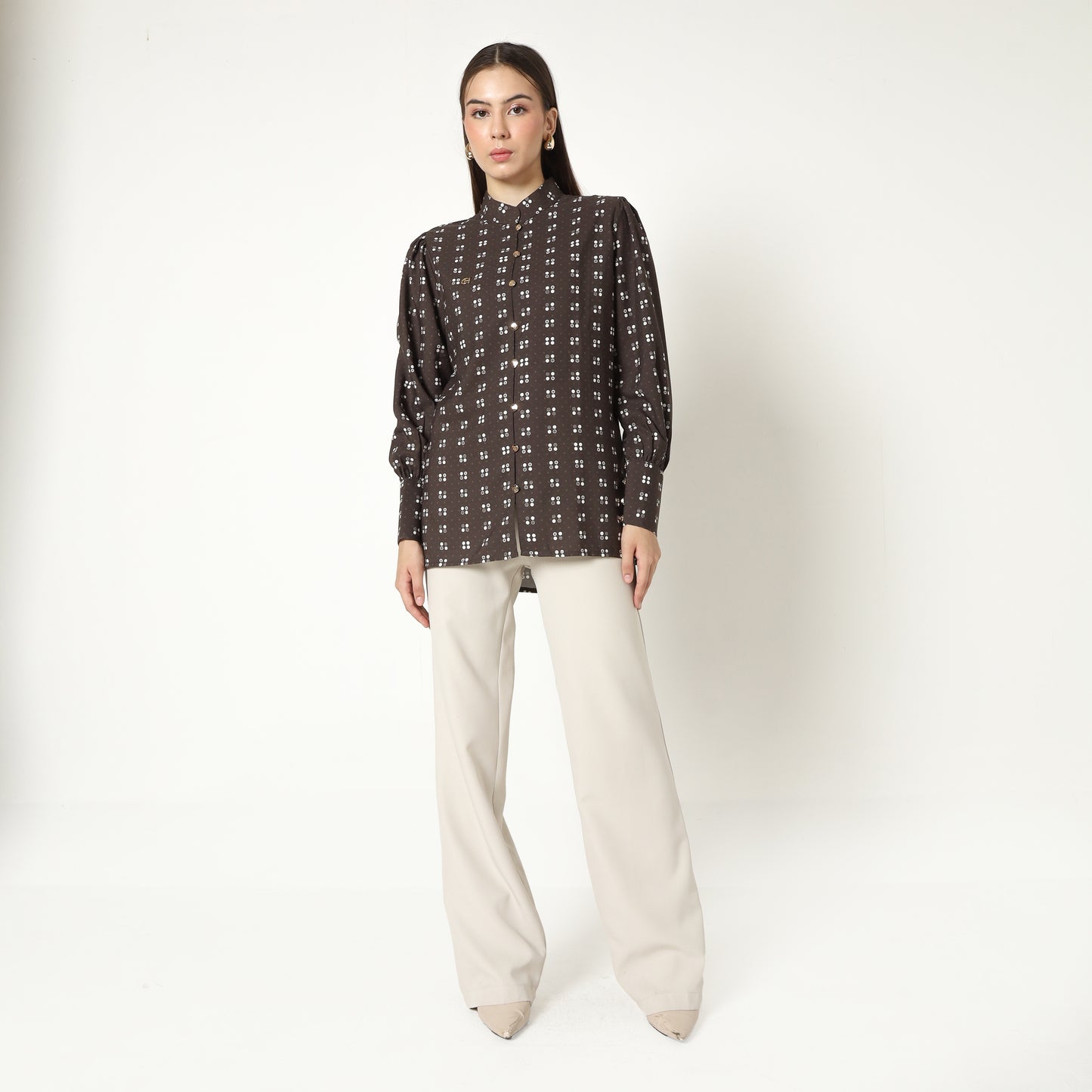 Chanté - Mila Shirt in Dark Choco