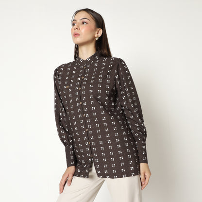 Chanté - Mila Shirt in Dark Choco