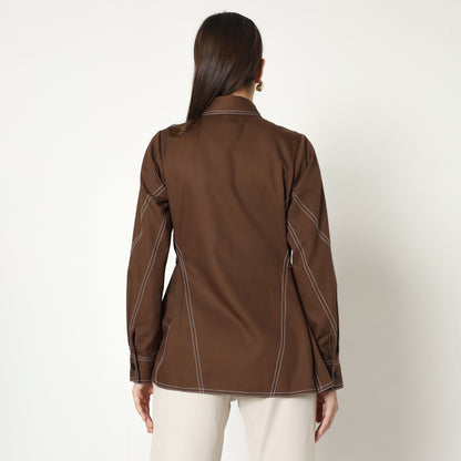 Chanté - Margo Shirt in Dark Choco