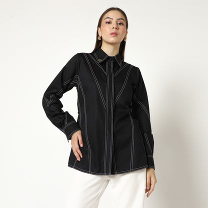 Chanté - Margo Shirt in Black