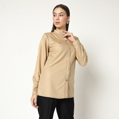 Chanté - Macy Shirt in Sand