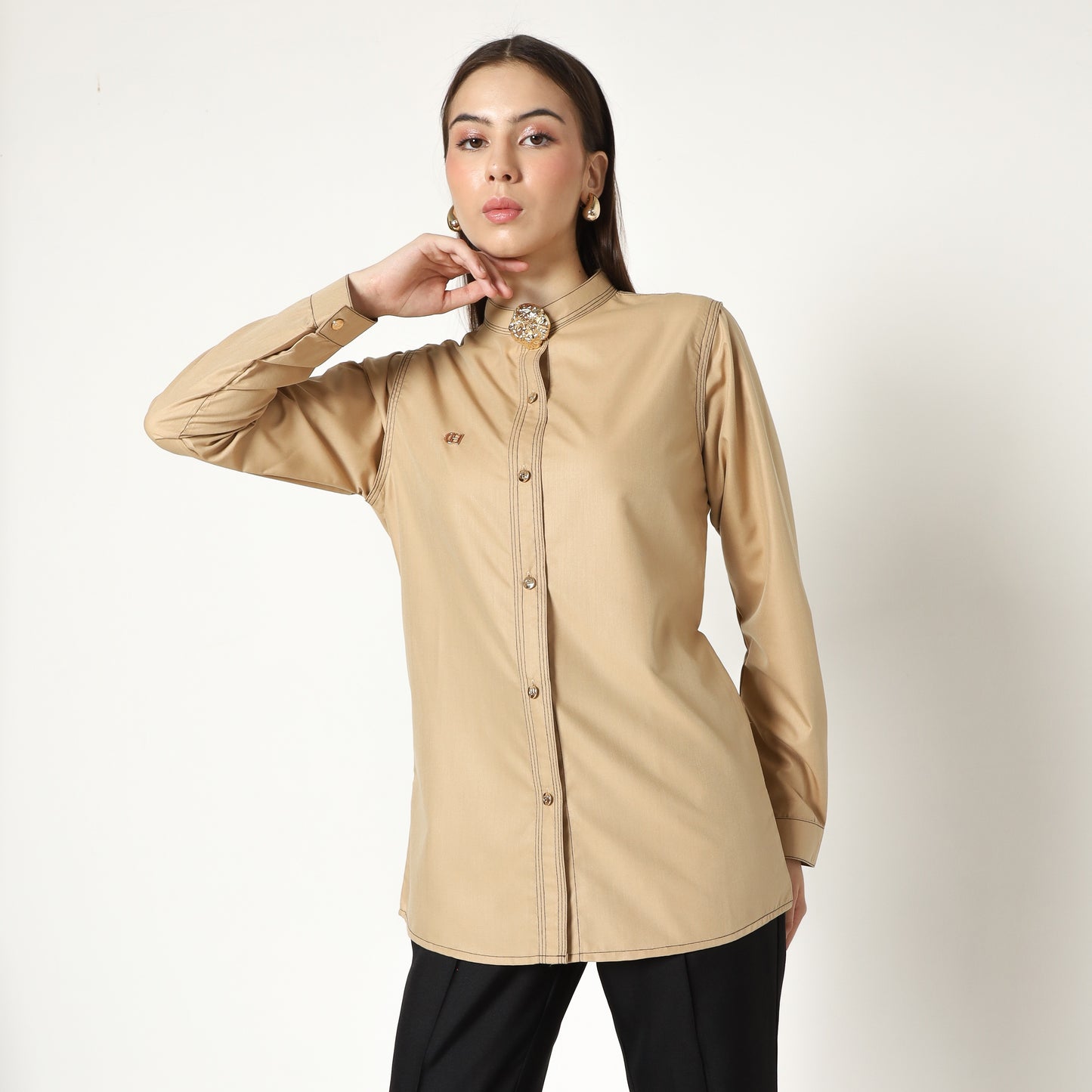 Chanté - Macy Shirt in Sand