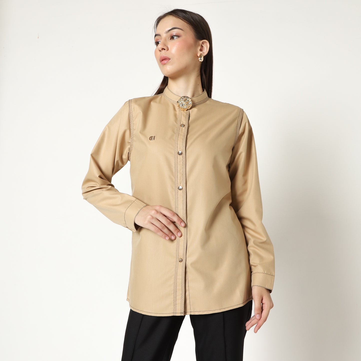 Chanté - Macy Shirt in Sand