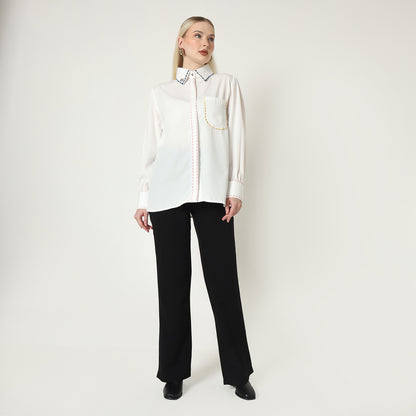 Chanté - Valerie Shirt in Broken White