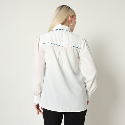Chanté - Valerie Shirt in Broken White