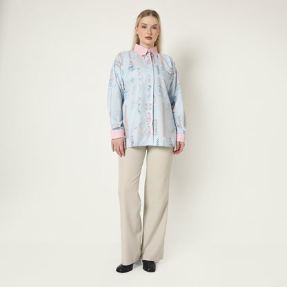 Chanté - Odelya Shirt in Blue Candy