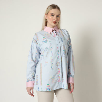 Chanté - Odelya Shirt in Blue Candy