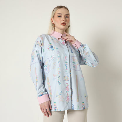 Chanté - Odelya Shirt in Blue Candy