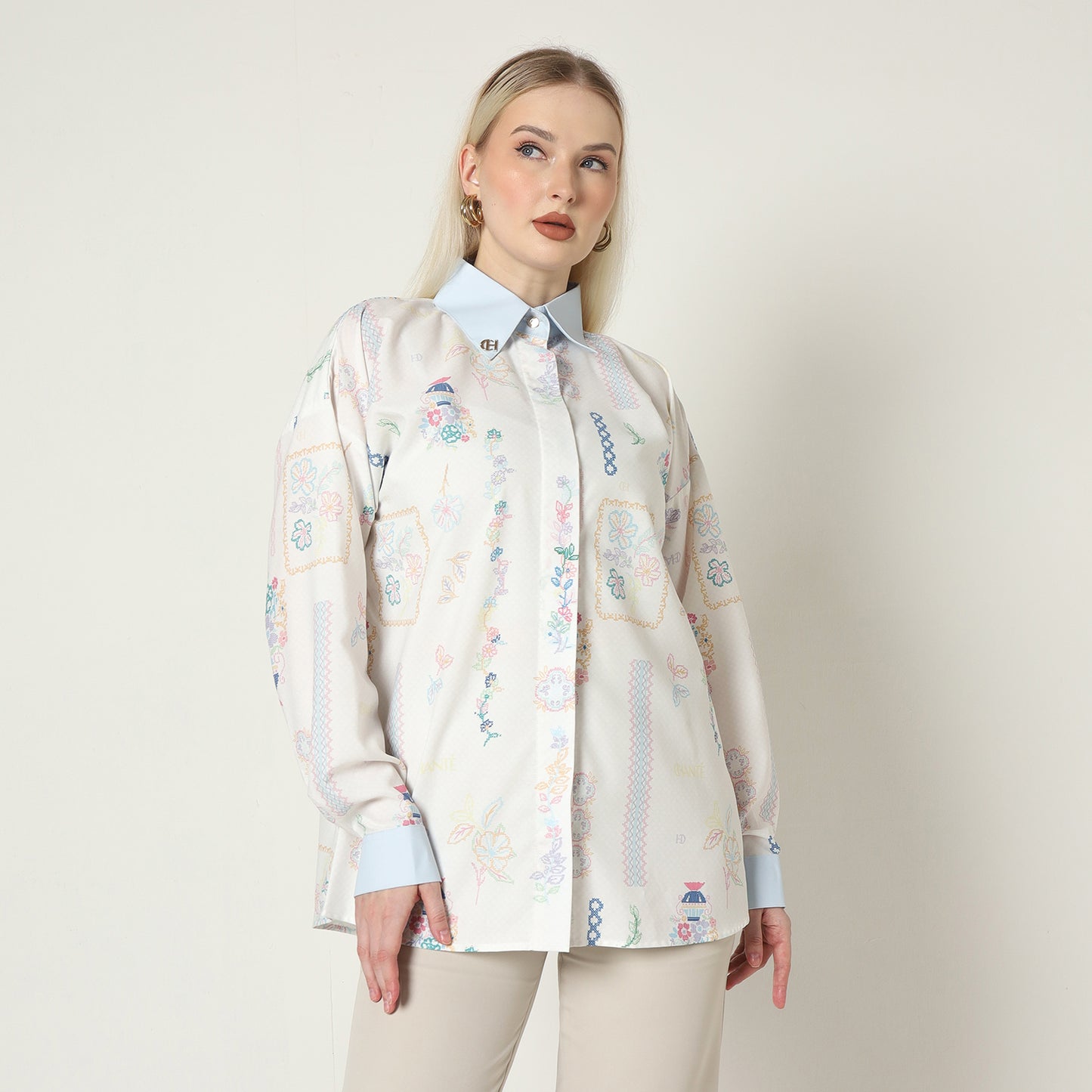 Chanté - Odelya Shirt in White Candy