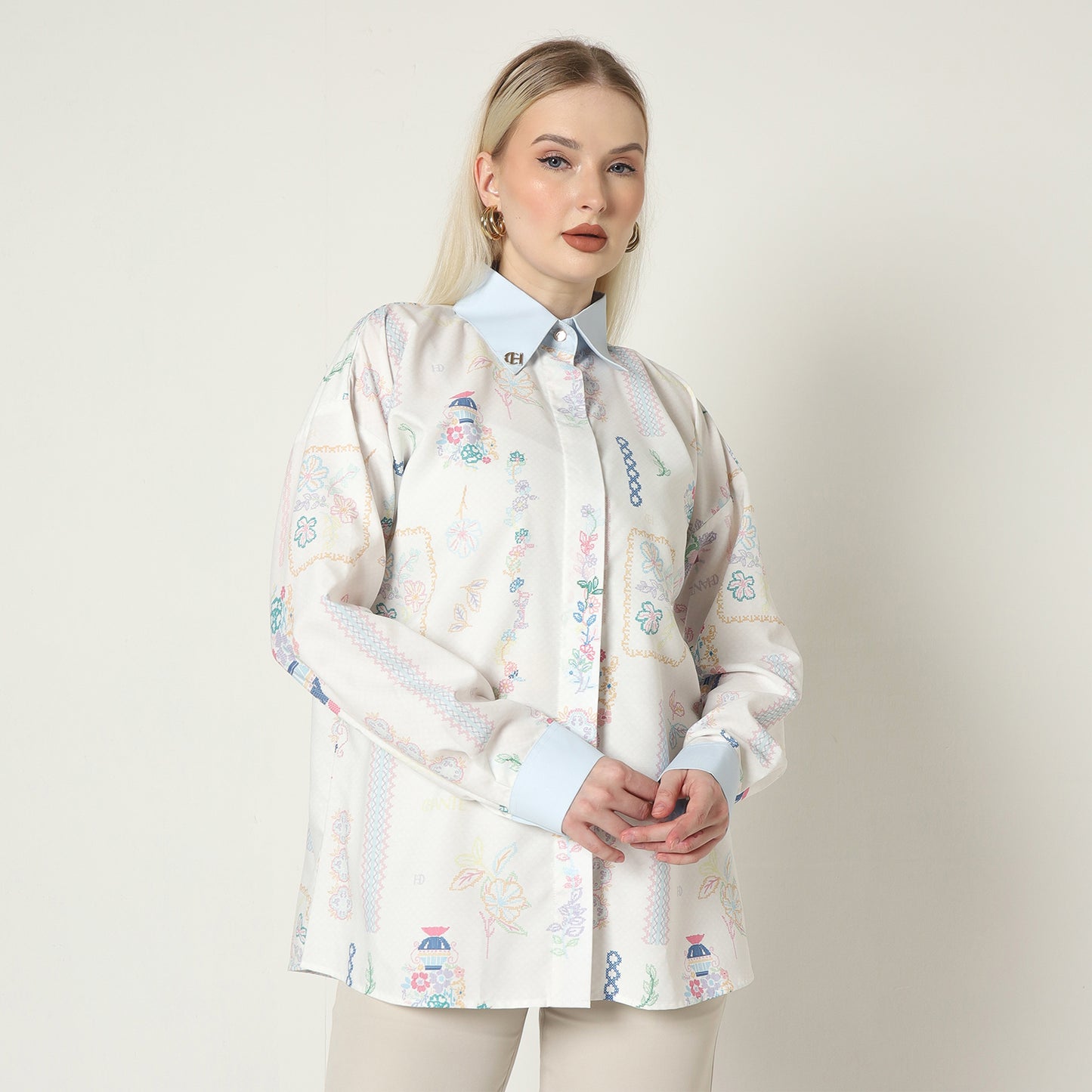 Chanté - Odelya Shirt in White Candy
