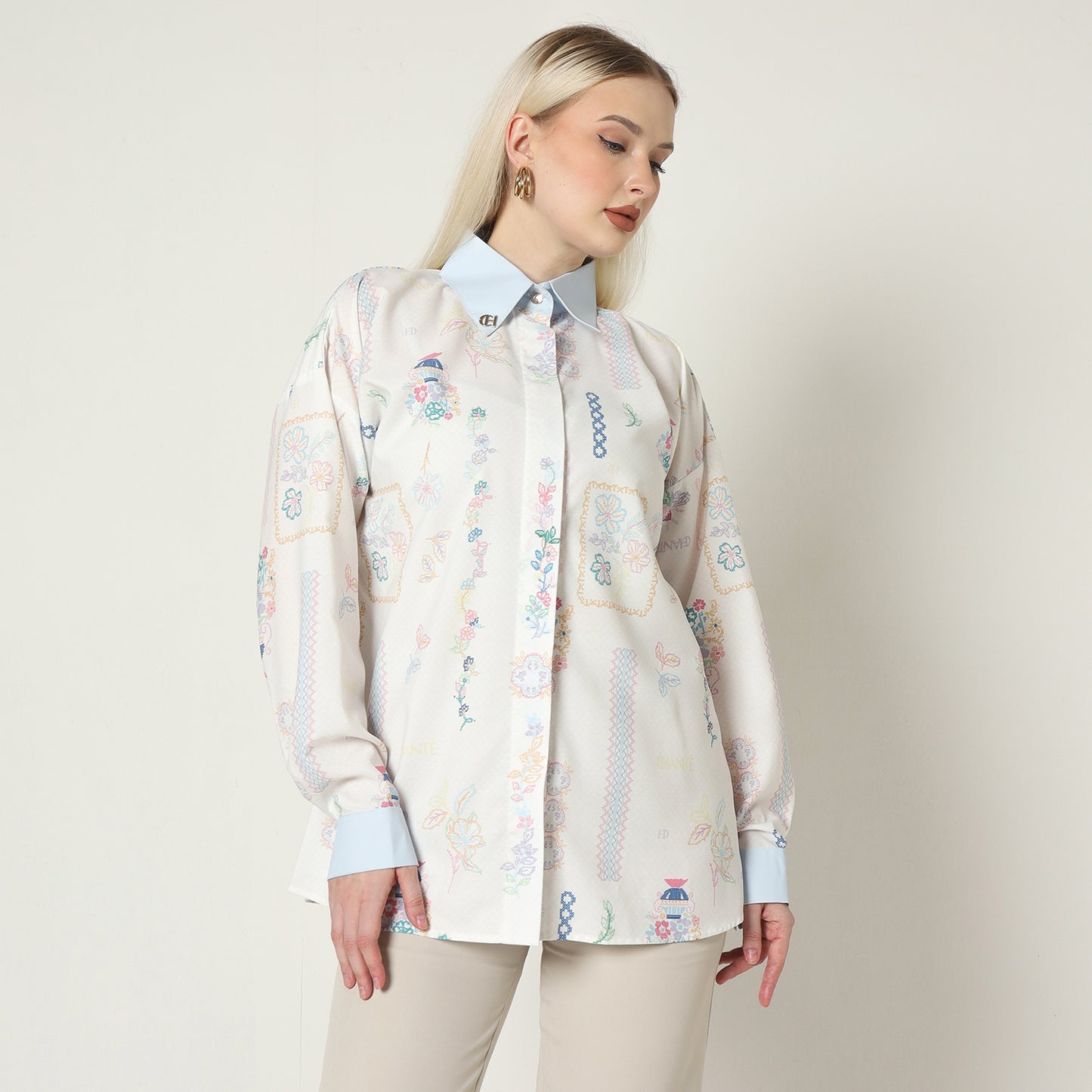 Chanté - Odelya Shirt in White Candy