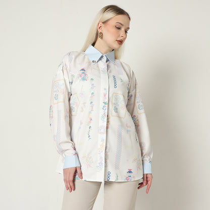 Chanté - Odelya Shirt in White Candy