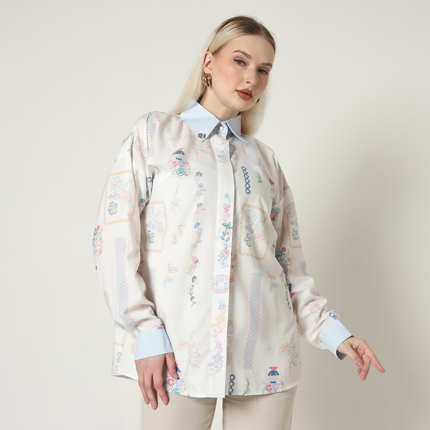 Chanté - Odelya Shirt in White Candy