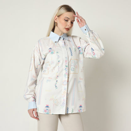 Chanté - Odelya Shirt in White Candy