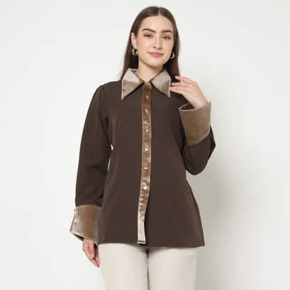 Chanté - Marjori Shirt in Espresso