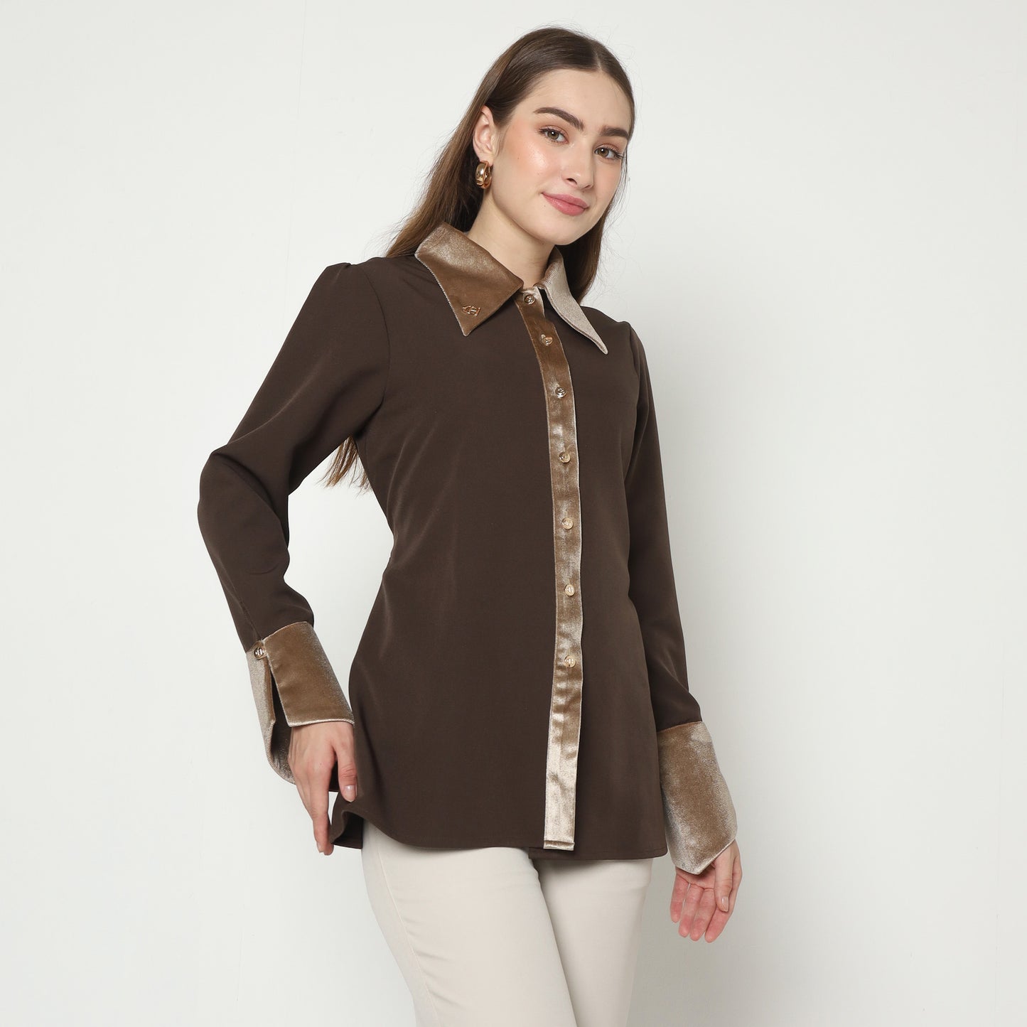 Chanté - Marjori Shirt in Espresso