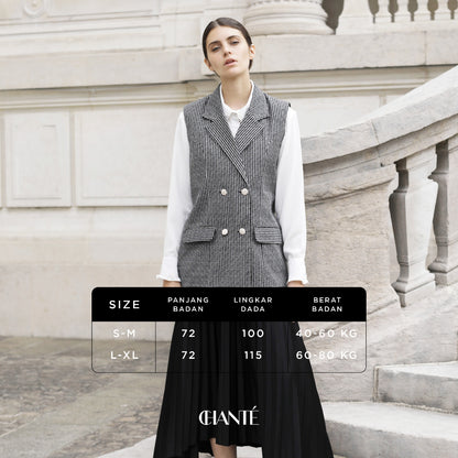 Chanté - Bertha Vest in Black