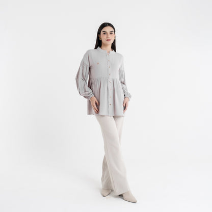 Chanté - Qyana Blouse in Taupe (Women Top)